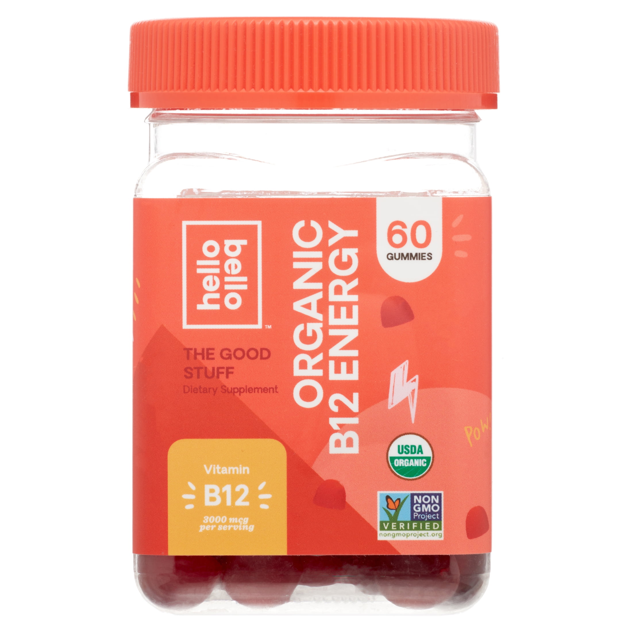 Hello Bello Organic Vitamin B12 Gummies, 3000mcg, 60ct