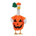 thumbnail image 3 of kladzum Porch Goose Outfits Halloween Decorations Halloween Gooses Outfit Clothes for High Cement for Plastic Clothing Porch Clothes Garden Costume, 3 of 9