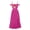 Rose red, variant on Mexican Embroidered Dress for Women Traditional Off Shoulder Split Ruffle Fiesta Dresses Casual Cinco de Mayo Outfit M Red
