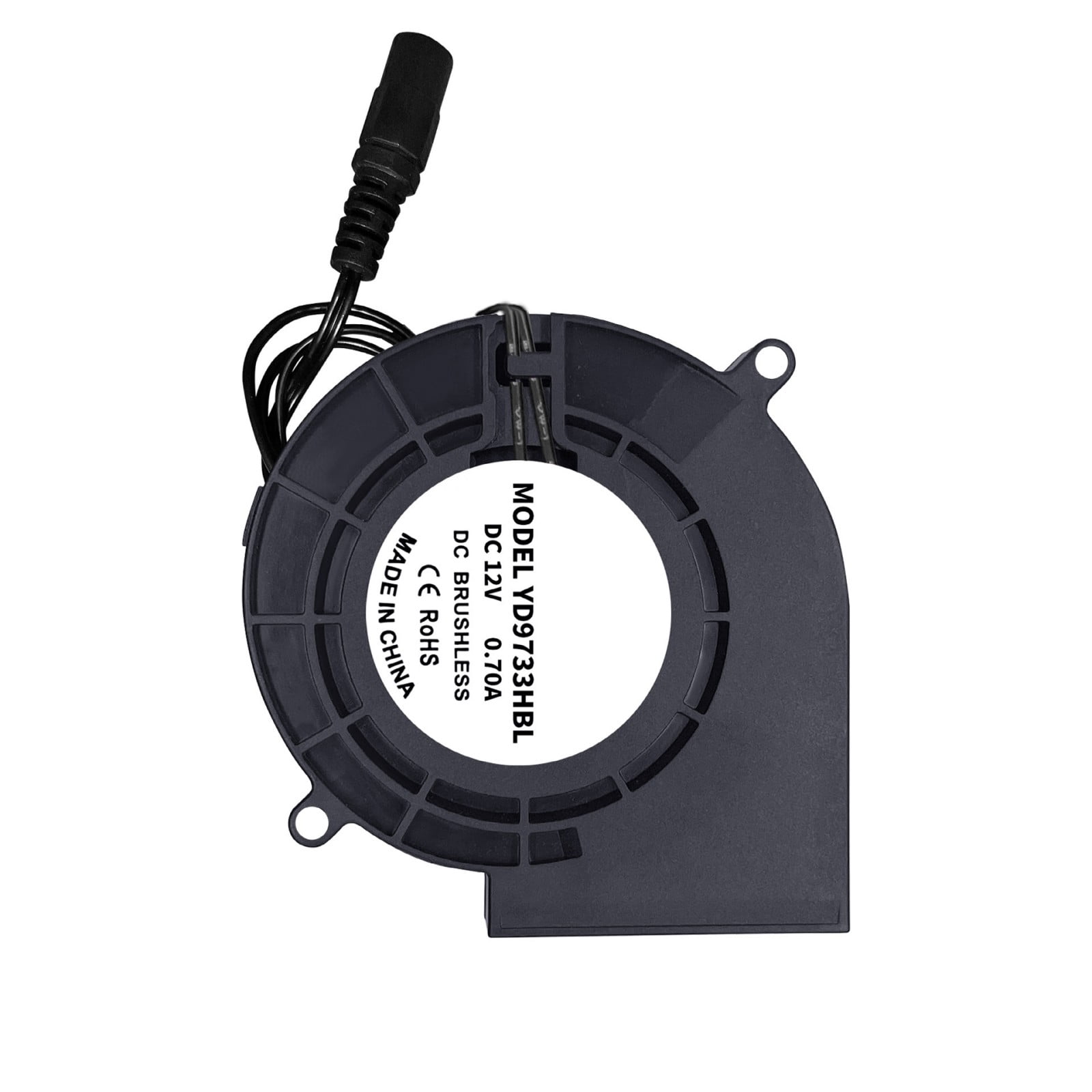 Multipurpose 12V Brushless Blower Fan 97mm Bearing Centrifugal Fan for Barbecue Fireplaces Stove Ventilation