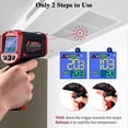 thumbnail image 3 of Infrared Thermometer Gun,Non Contact Laser Temperature Gun for Cooking,_Perfect Gift, 3 of 5