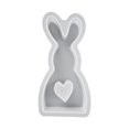 thumbnail image 1 of Molde de silicona con forma de casa de conejo de Pascua, forma de ángel, para resina, velas y yeso, manualidades, jabón flexible y reutilizable, molde de arcilla polimérica, decoración del hogar., 1 of 8