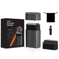 thumbnail image 1 of FELTECHELECTR Afeitadora eléctrica 2 en 1, recargable, recortadora de barba, afeitadora facial, afeitadora eléctrica portátil para hombres, 1 of 6
