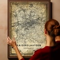 thumbnail image 6 of Kaiserslautern Vintage Map Prints Canvas, Germany Map Art Canvas, Canvas, Kaiserslautern Map City style vintage Canvas , Canvas Wall Art, Street Map Artwork Canvas, 6 of 6