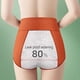 thumbnail image 3 of Ropa interior menstrual de algodón de cintura alta y antifugas para mujeres, bragas posparto con flujo abundante., 3 of 8