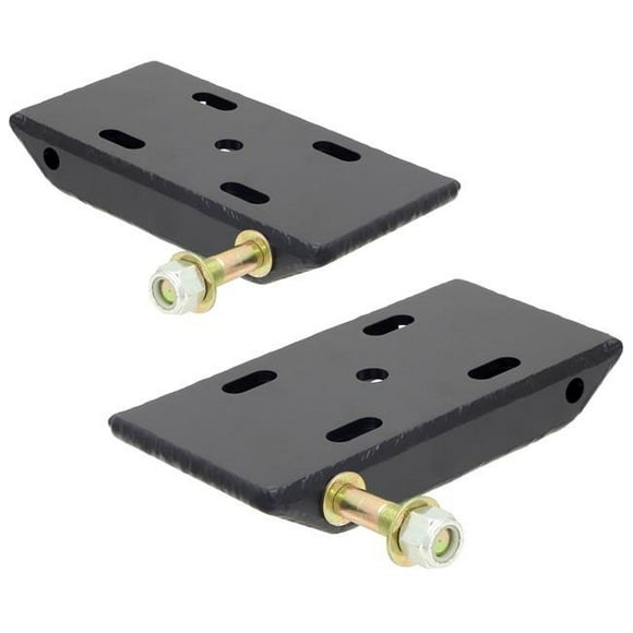 RockJock CE-9031C Heavy Duty Spring Plates with Shock Mounts - 2.5 in. Wide Springs