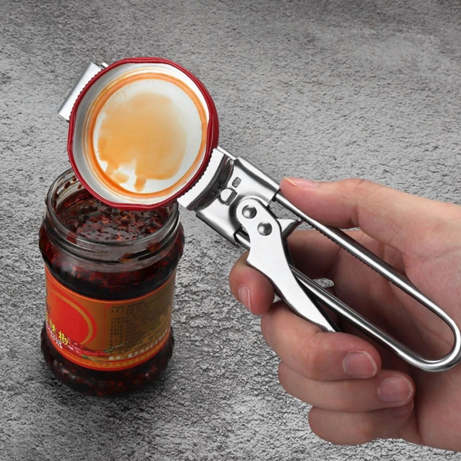 FLINT - Manual Can Opener Multifunction Adjustable Jar Lid Gripper Kitchen Tool