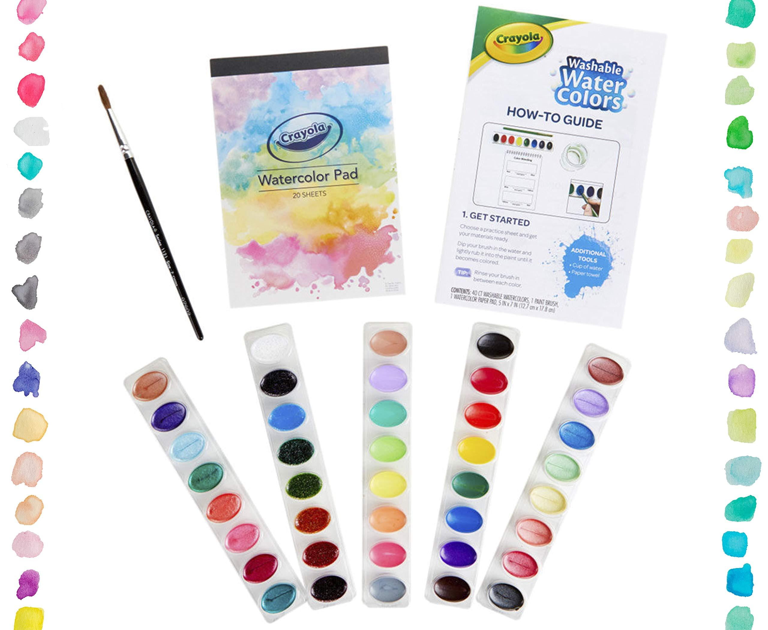 crayola educational watercolors Crayola washable watercolors, 24 colors ...