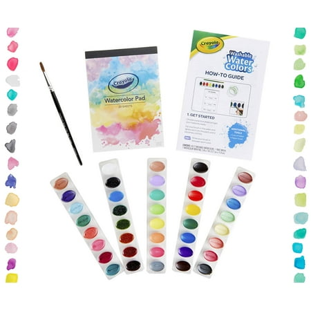 Crayola Deluxe Watercolor Paint Art Set (62 Pieces)