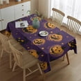 thumbnail image 2 of Rectangle Table Clothes Happy Halloween Pumpkin Bat Table Cloth,Decorative Foldable Table Cloths for Picnic Graduation Halloween Fall Thanksgiving Christmas, 2 of 5