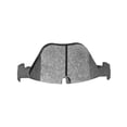 thumbnail image 3 of CarLights360 For BMW 545i 2004 2005 Disc Brake Pads | Ceramic Friction | 155.2 Millimeters / 6.11 Inches Pad Length | Without Shims Option | Without Wear Sensor Option, 3 of 4