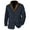 Blue, variant on WTOBBY Men's Long Work Jacket with Spliced Button Pockets, Solid Color Casual Coat for Outdoor and Everyday Use with Modern Style,Black L
