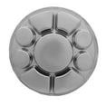 thumbnail image 2 of 9 Compartment Silver Disposable Party Thali Plates by Poojabazar (50 Pack), 2 of 7