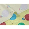 thumbnail image 6 of oneOone Velvet Medium Yellow Fabric Hot Air Balloon,Clouds & Rocket Transport Dress Material Fabric Print Fabric By The Yard 58 Inch Wide, 6 of 7