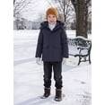 thumbnail image 2 of Wantdo Boy's Puffer Jacket Waterproof Winter Coat Quilted Winter Outerwear Jacket Gray 18-20, 2 of 8