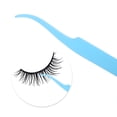 thumbnail image 4 of Pinzas para pestañas redondeadas únicas de 1 pieza para baño de acero inoxidable azul, 4 of 5