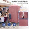 thumbnail image 5 of EAGLE PEAK 4ft x 4ft Pink Pop Up Outdoor Canopy, Portable, 5 of 10