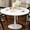 White, variant on Cvortll Round Dining Table, 31.5 inch Round Artificial Marble Dining Table, Round Pedestal Table for Mid-Century End Table Coffee Office Living Room Table, White