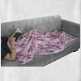 thumbnail image 6 of Dragonfly Soft Flannel Fleece Blanket, Vibrant Spring Theme Beauty Pattern with Winged Inspirational Insect Image, Cozy Plush for Indoor and Outdoor Use, 70" x 90", Fuchsia Baby Pink, by Ambesonne, 6 of 6