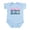 Sky Blue, variant on CafePress - South Beach Infant Bodysuit - Baby Light Bodysuit, Size Newborn - 24 Months