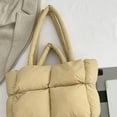 thumbnail image 4 of Unatoiry Quilted Trendy Handbag Fluffy Tear-Resistant Lightweight Purse Fluffy Warm Hand Bag Is Designed Black, 4 of 6