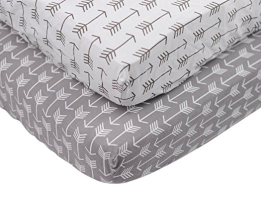 dog print crib sheets