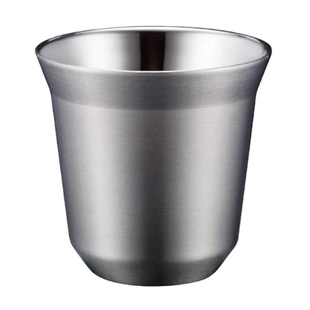 Taza de café portátil Sunnimix de acero inoxidable Taza de café de doble pared