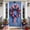 D, variant on Door Banner Backdrop U.S.Independence Day Decor,35x72 Inches Polyester Patriotic Bow Ribbon Star Flag,Hanging Banner Decorative Door Entryway Porch Celebration,Red White and Blue Design