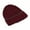 Red, variant on PureCasa Women's Beanie Knitted Hat Warm Solid Color Cozy Plush Sherpa Lined Ribbed Cuff Winter Hat for Women