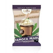 Fusion Select Tapioca Pearl - Black Sugar Flavor Quick Cook Tapioca, DIY Boba, Ready in 5 Minutes, Boba Pearls, Bubble Tea Pearl, Milk Tea Topping, Net Weight 8 Ounce (Pack of 1)