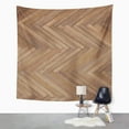 thumbnail image 2 of ZEALGNED Herringbone Wood Parquet Pattern Array Chevron Classic Endless Floor Wall Art Hanging Tapestry Home Decor for Living Room Bedroom Dorm 60x80 inch, 2 of 2