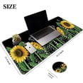 thumbnail image 2 of Large Gaming Mouse Pad, Sunflowers Painting Art Desk Pad, Big Extended Desk Mouse Mat Keyboard Pad with Stitched Edge for Laptop Computer Game Office Home Decor (with Coaster & Sticker), 2 of 6