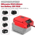 thumbnail image 3 of Para Mil*wau*kee M18 a Convertidor Reductor de 12V – Adaptador de Corriente de 10A de Alta Corriente con Protección contra Sobrecarga y Regulador de Voltaje. para Mil*wau*kee Baterías de 18v, 3 of 8
