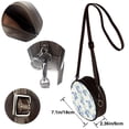 thumbnail image 5 of Lsque Daisies Flowers Pattern Shoulder Bag – Microfiber Leather Crossbody with Detachable Strap & Handle Ring, Waterproof & Durable, Elegant Everyday Carry, 5 of 5
