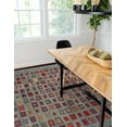 thumbnail image 7 of Unique Loom Fars Collection Area Rug - Kish (5' 1" x 8' Rectangle Blue/Brown), 7 of 7