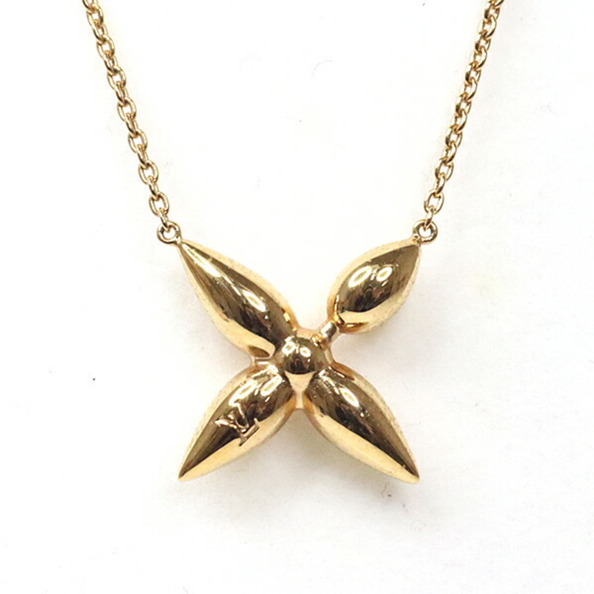 [Used] Louis Vuitton LV Circle Louisette Necklace Necklace M00365 Gold  Metal Accessories M00365