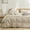 Almond Milk Grey, variant on BESTOUCH Duvet Cover Set King Size 100% Washed Cotton Linen Feel Comfortable Soft Lightweight 3 Pcs Off White