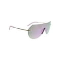 thumbnail image 2 of Hurley Miami - HSL2004PS_516, shield sunglass, silver frame & smoke solid w/ lilac mirror polarized lens + ar coating, 2 of 5