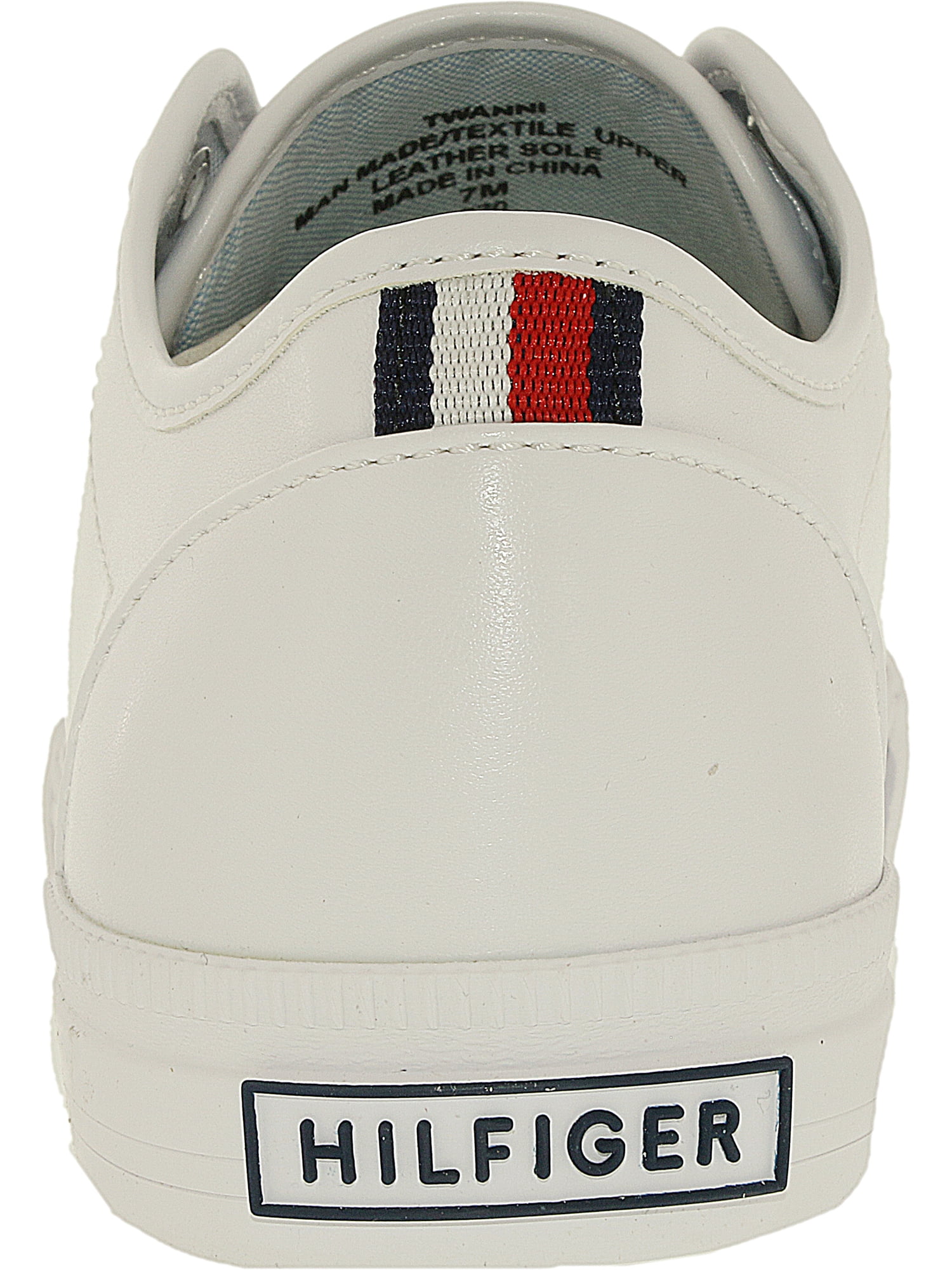 Tommy Hilfiger Women's Anni White Multi Ankle-High Leather Fashion 