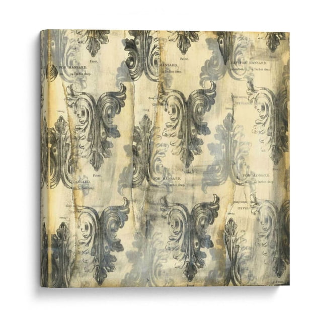 Cuadro decorativo - La Elegancia Envejecida Iv, Jennifer Goldberger 80x80 Canvas Lab abstracción, arte abstracto, abstracto