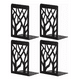 thumbnail image 1 of Sujeta libro Para Estantes Soporte Negro De Metal de 4 pcs, 1 of 5