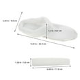 thumbnail image 2 of SEWCHICS Round Toilet Seat Soft Close Plush Shoe Liners Warmth For Indoor Use 1 Set, 2 of 8