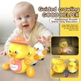 thumbnail image 3 of Baby Toys 6-12 Months, Interactive Duck Toddler Toys with Soothing Music & Night Light, Infant Toys for 1 2 3 Year Old Girl Boy Gifts, 3 of 8