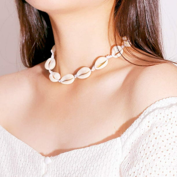 Pearl shell shop choker