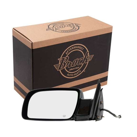 Brock Power Mirror for 2000-2002 Silverado 2500 Heated Manual Fold Left 15764747 1988-2001 C1500
