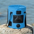 thumbnail image 1 of TIMIFIS PVC Seau Pliant en Multifonctionnel Seau Pliant d'Extérieur Seau Portable avec Bec Verseur Seau d'Eau Camping Grande Capacité Seau Rond de Transport Seau de Pêche Camping et Randonnée, 1 of 7