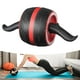 thumbnail image 1 of Rodillo para abdominales con resorte de resistencia, portátil, silencioso, profesional, para culturismo, para mujeres y hombres, entrenamiento básico Rojo L, 1 of 8
