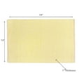 thumbnail image 2 of Chambray Ribbed Placemat Butter 13 X 19 - Set of 12, 2 of 3