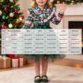 thumbnail image 4 of Wxirdrow Toddler Girls Ruffle Long Sleeve Christmas Dress Floral Tiered Tulle Dress Fall Winter New Round Neck Skirt Dark Green,4 Years, 4 of 8