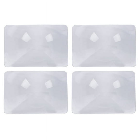 4X Magnifier Fresnel Lens Page 3X Magnifying Sheet 180X120X0.5mm,4 x Magnifier Lens Sheet,Clear